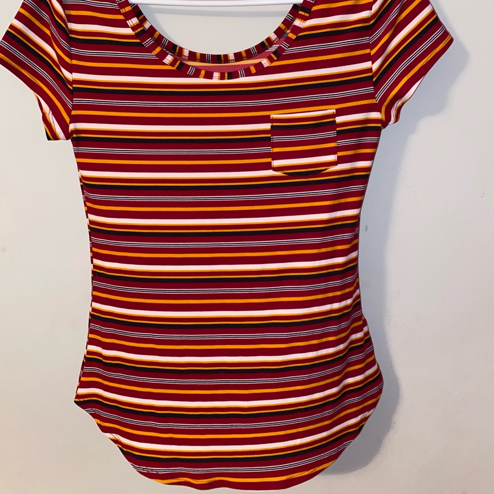 Stripeed short sleeve shirt